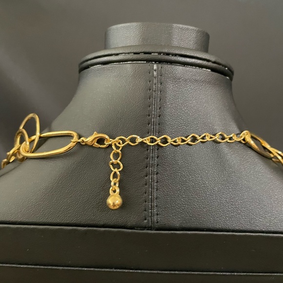 Gold Circles Necklace - Picture 9 of 9